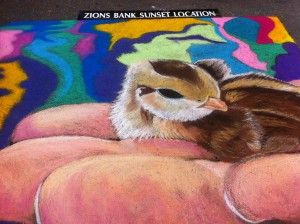 Kayenta Chalk Art Street Painting