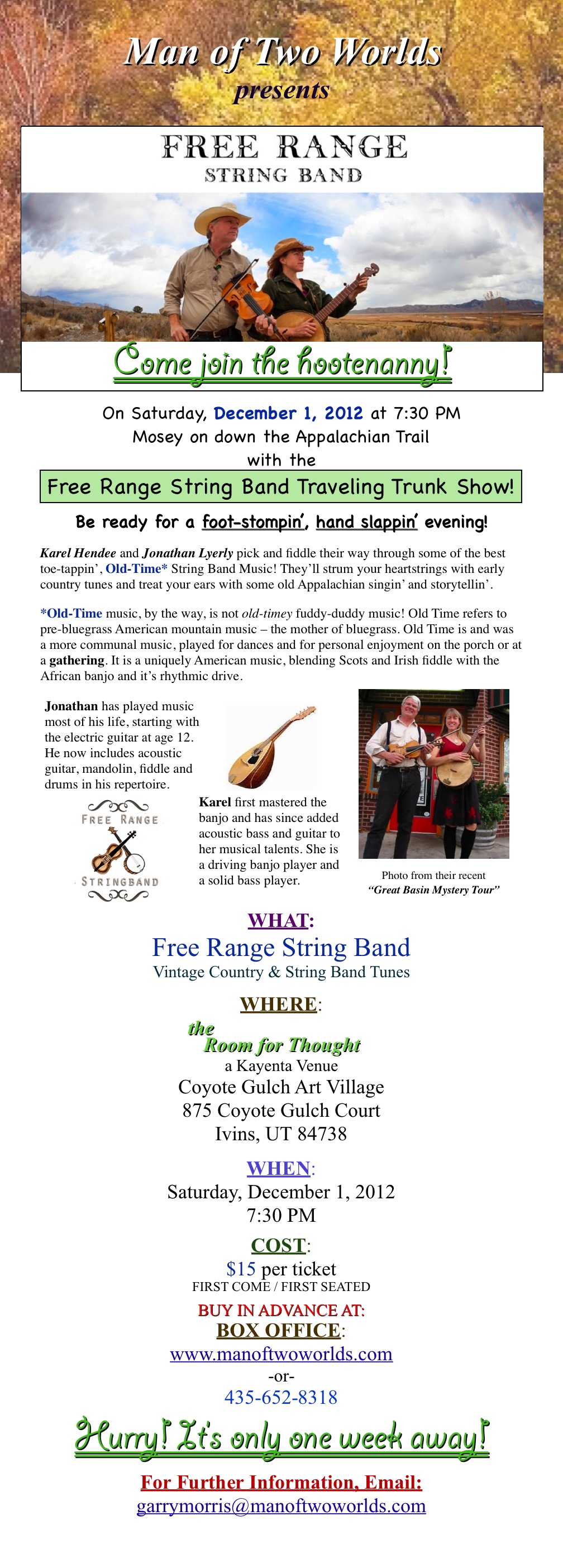 Free Range String Band Kayenta